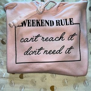 Pink sweatshirt